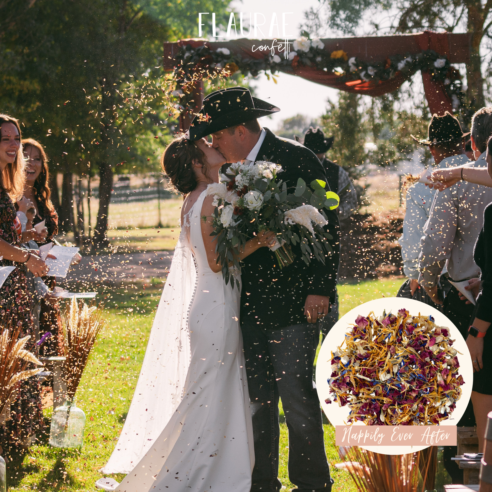 1 Litre Wedding Dried Flower Confetti | 24 Confetti Colourways