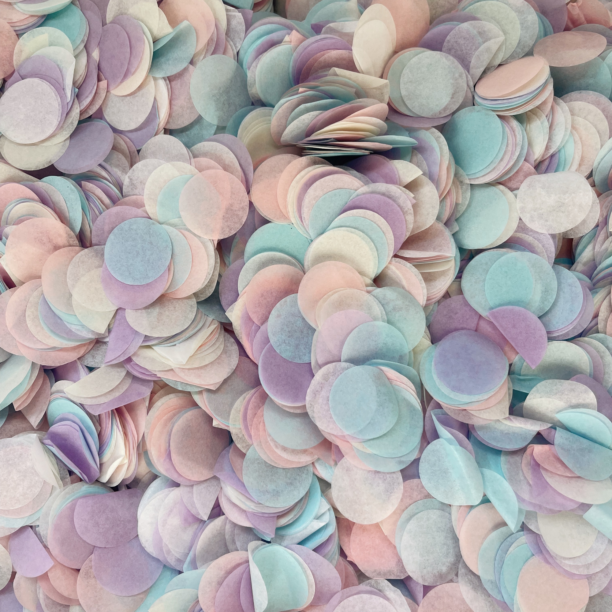 Pastel Rainbow Tissue Paper Confetti