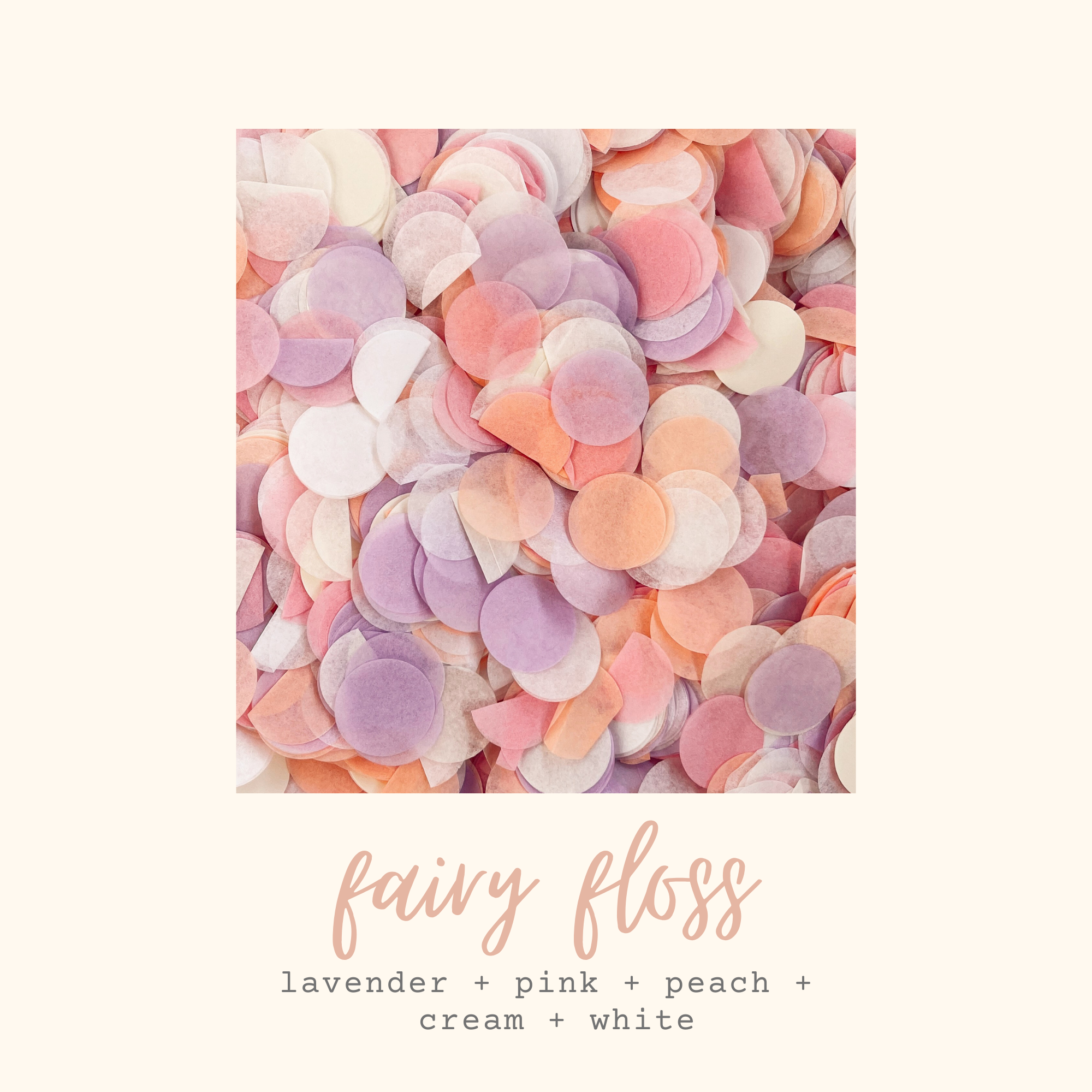 Fairy Floss Tissue Paper Confetti