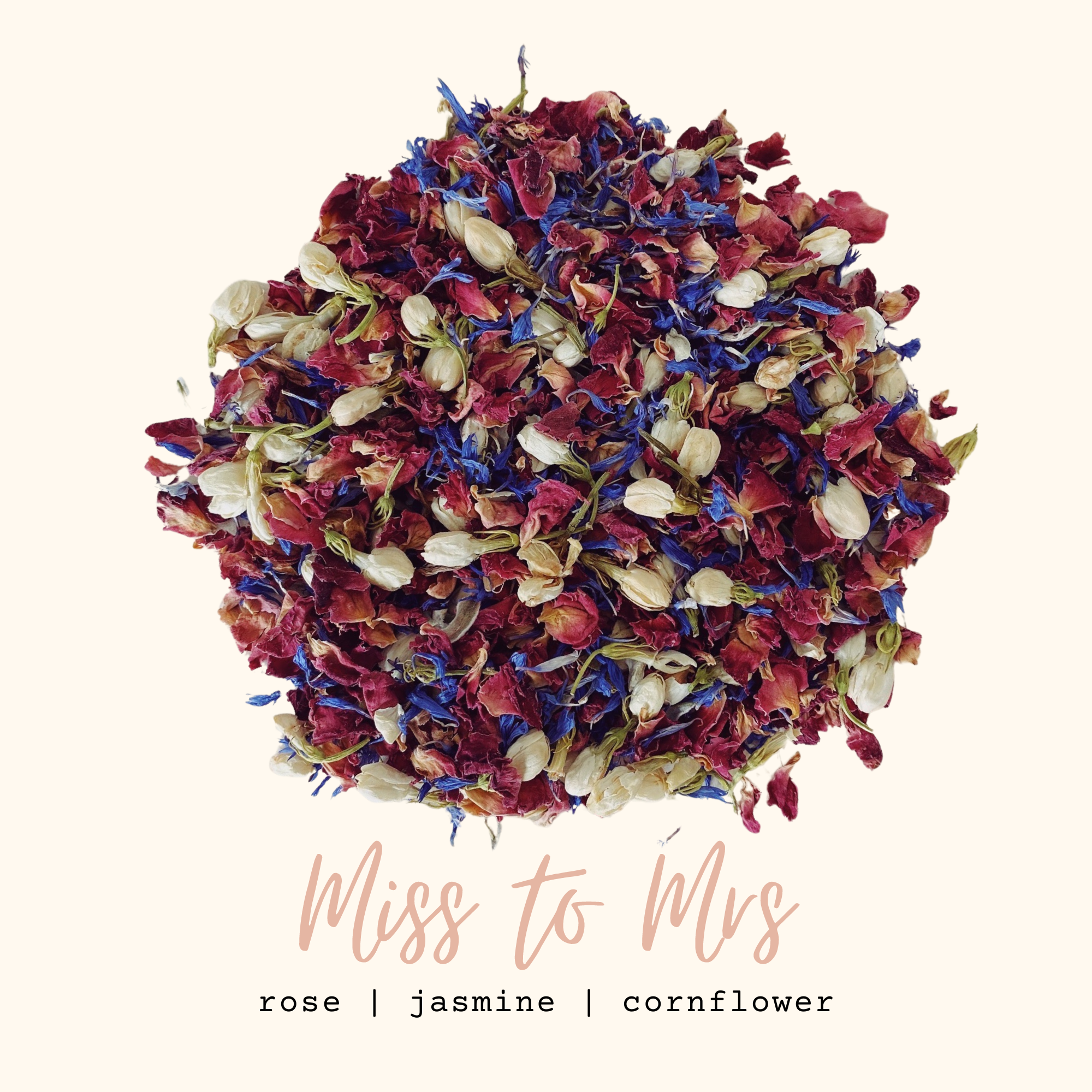 Flower Confetti + Cones | Miss to Mrs