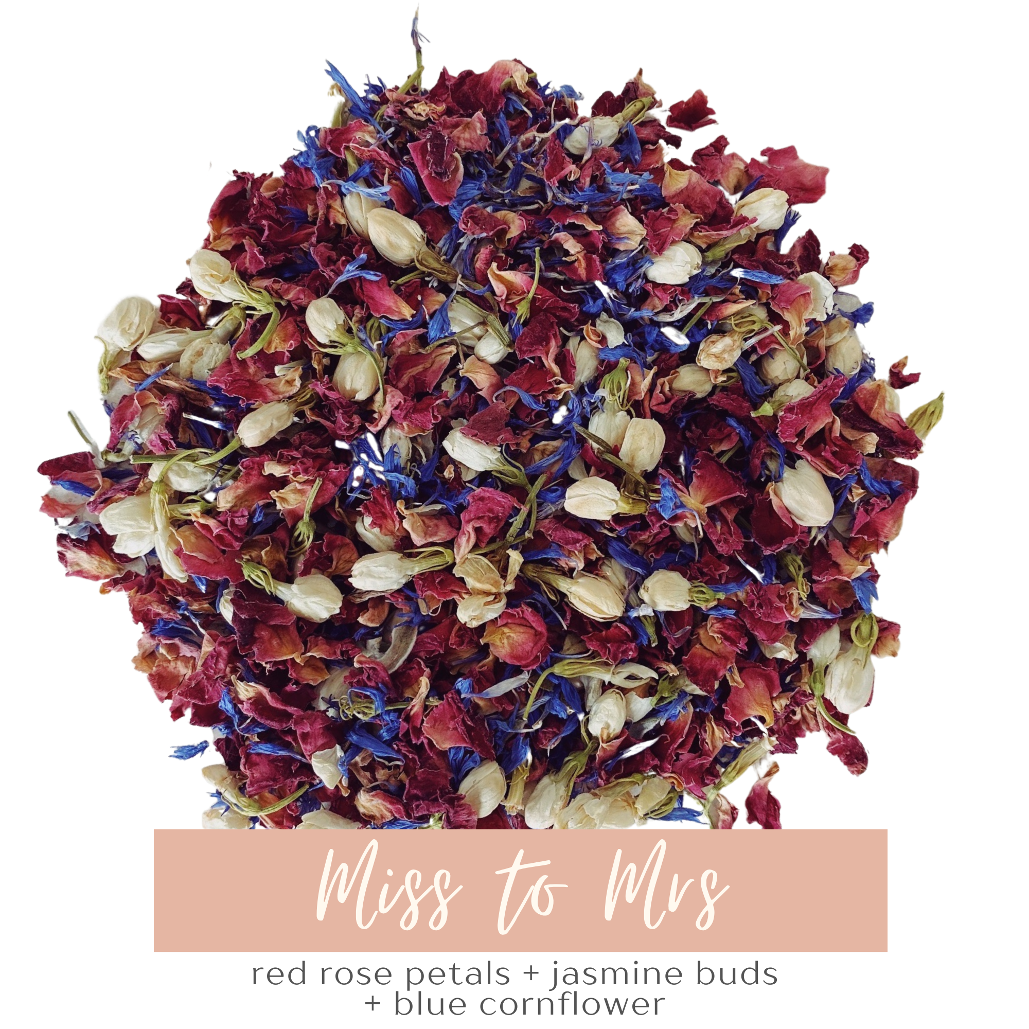 Miss to Mrs | Biodegradable Dried Flower Confetti