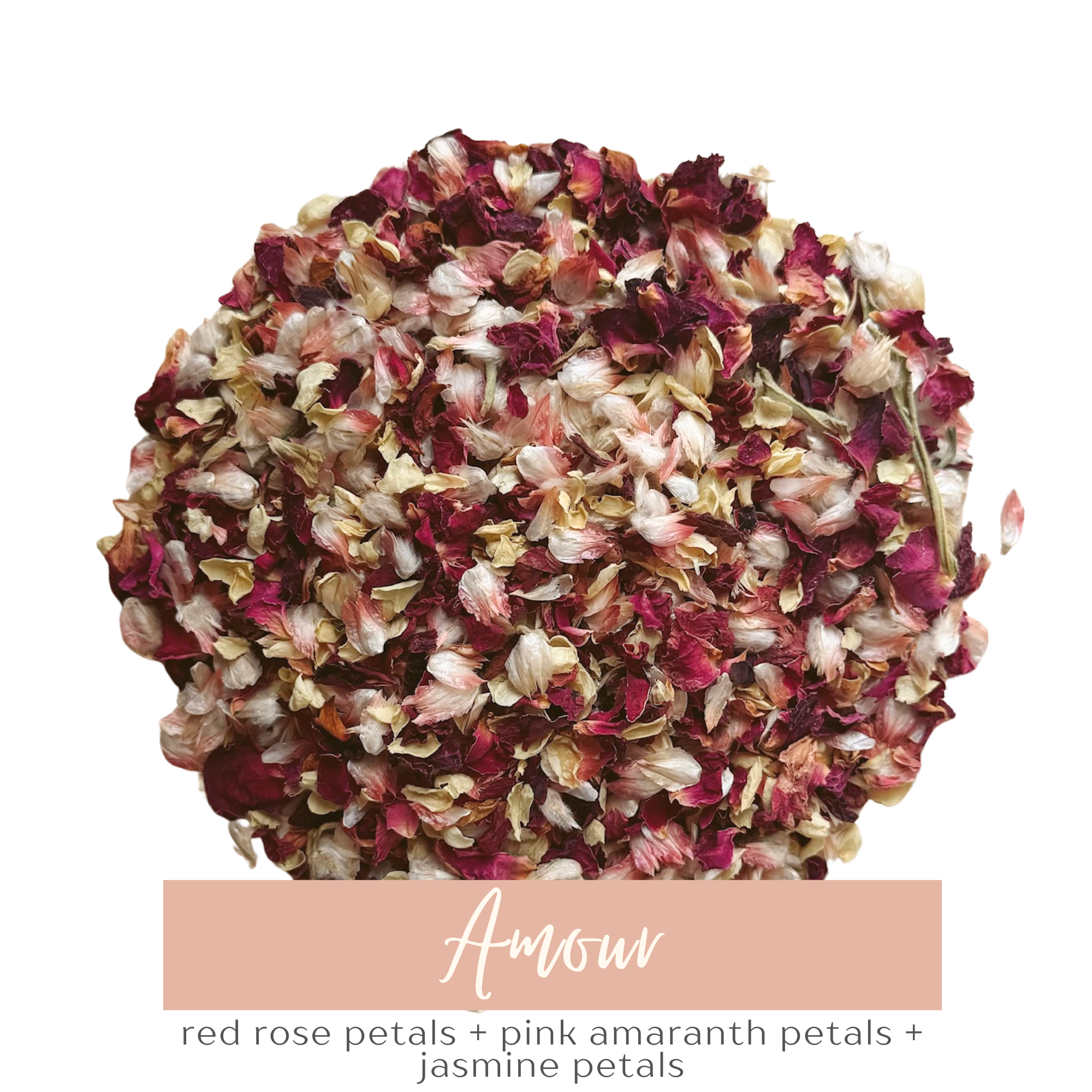 Amour | Biodegradable Dried & Preserved Flower Confetti