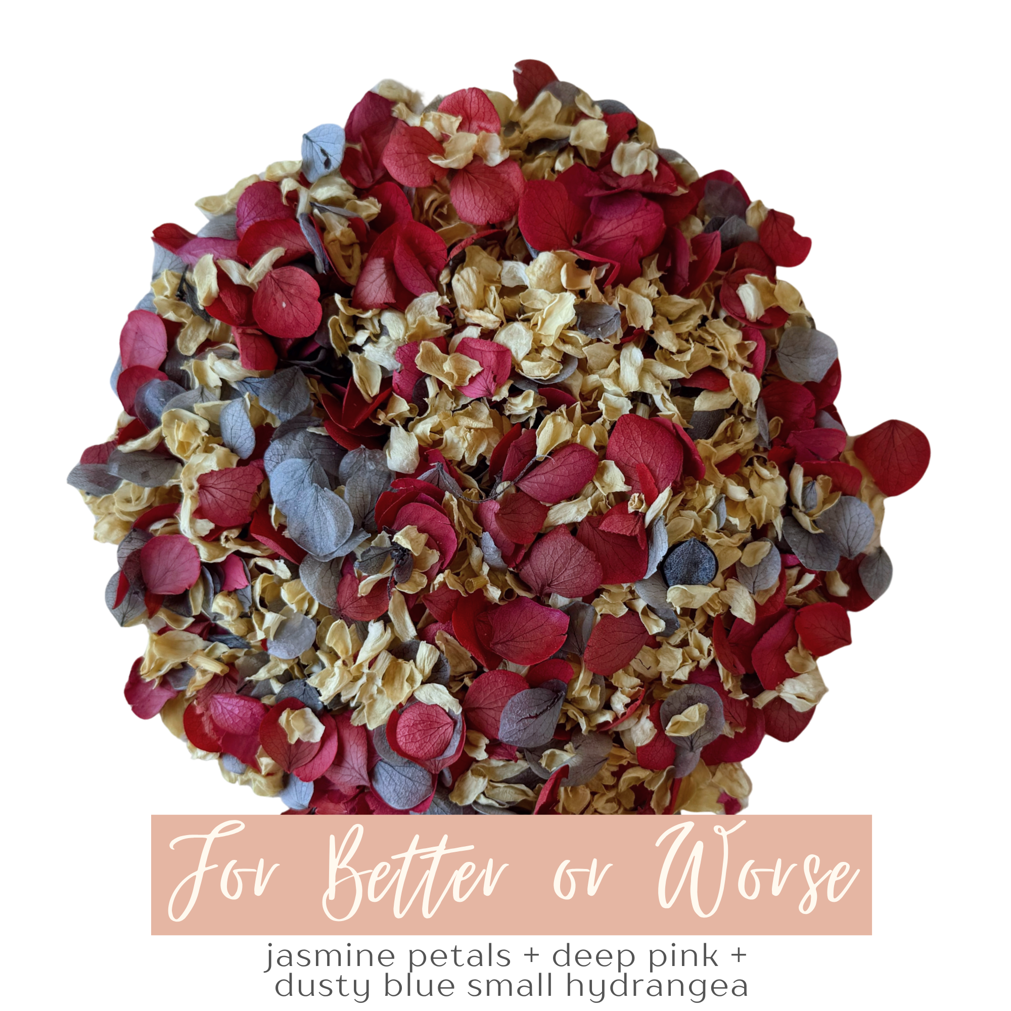 "I Do" | Biodegradable Dried & Preserved Flower Confetti