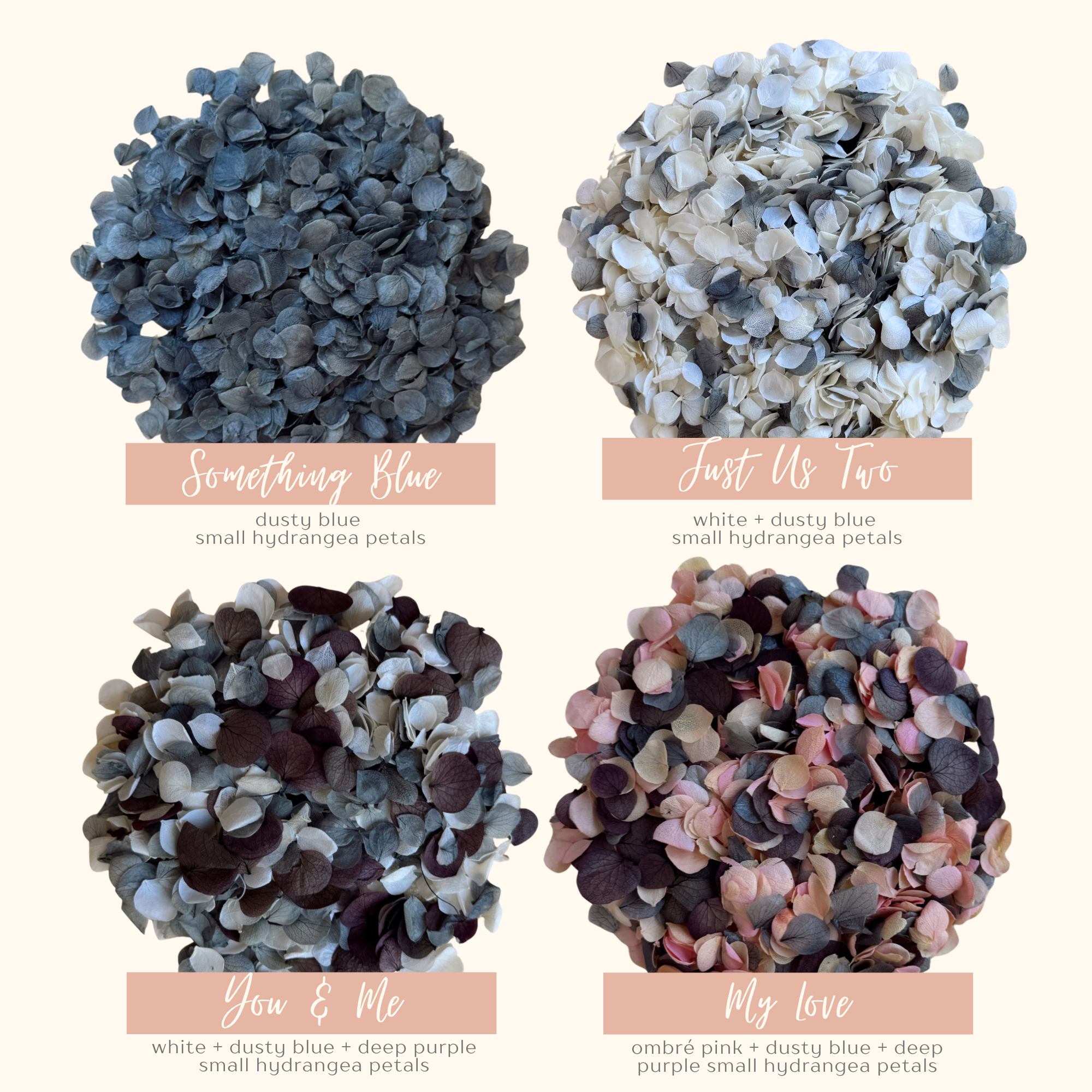 1 Litre Wedding Dried Flower Confetti | 24 Confetti Colourways