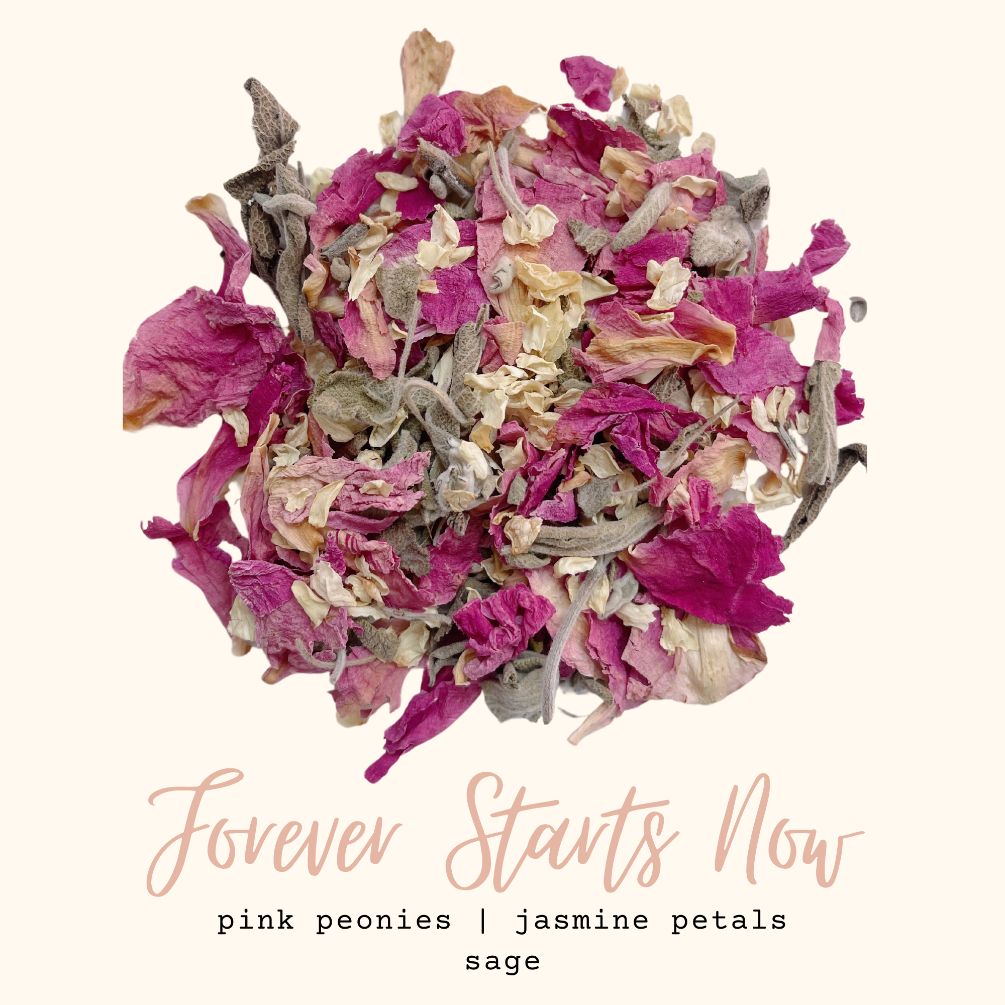 Flower Confetti + Cones | Forever Starts Now