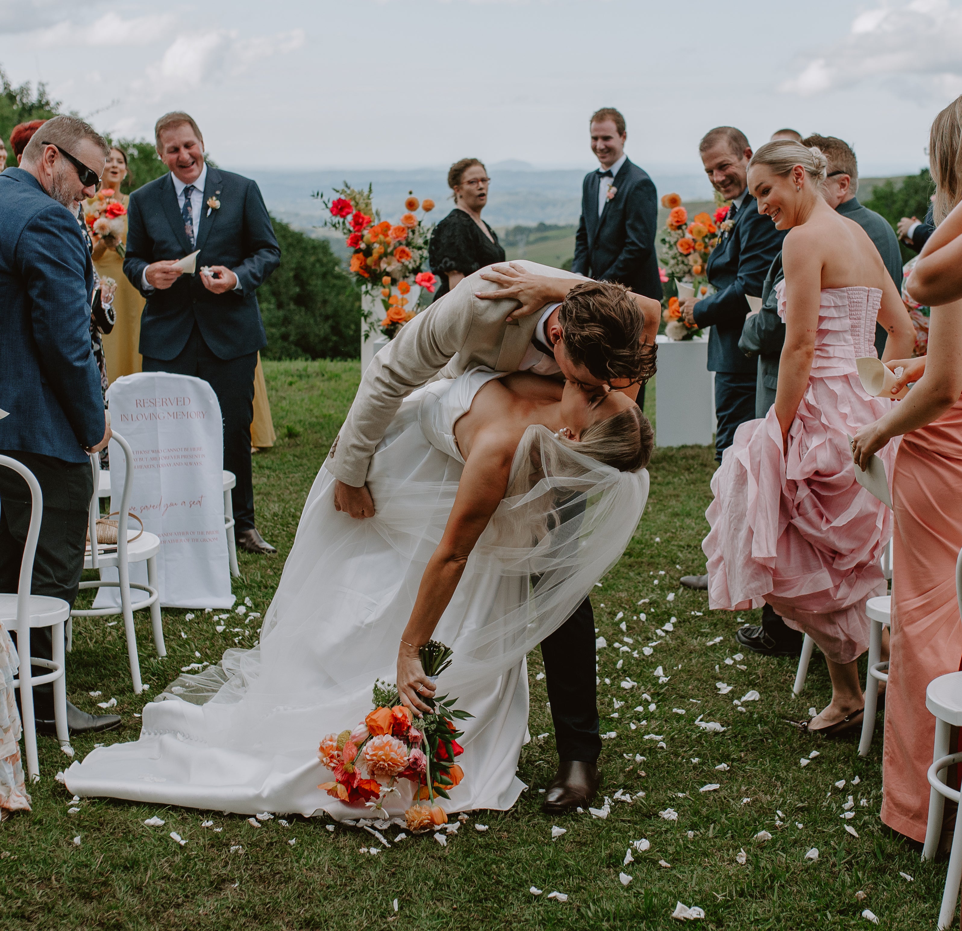 Preserved Large Rose Petals | White
