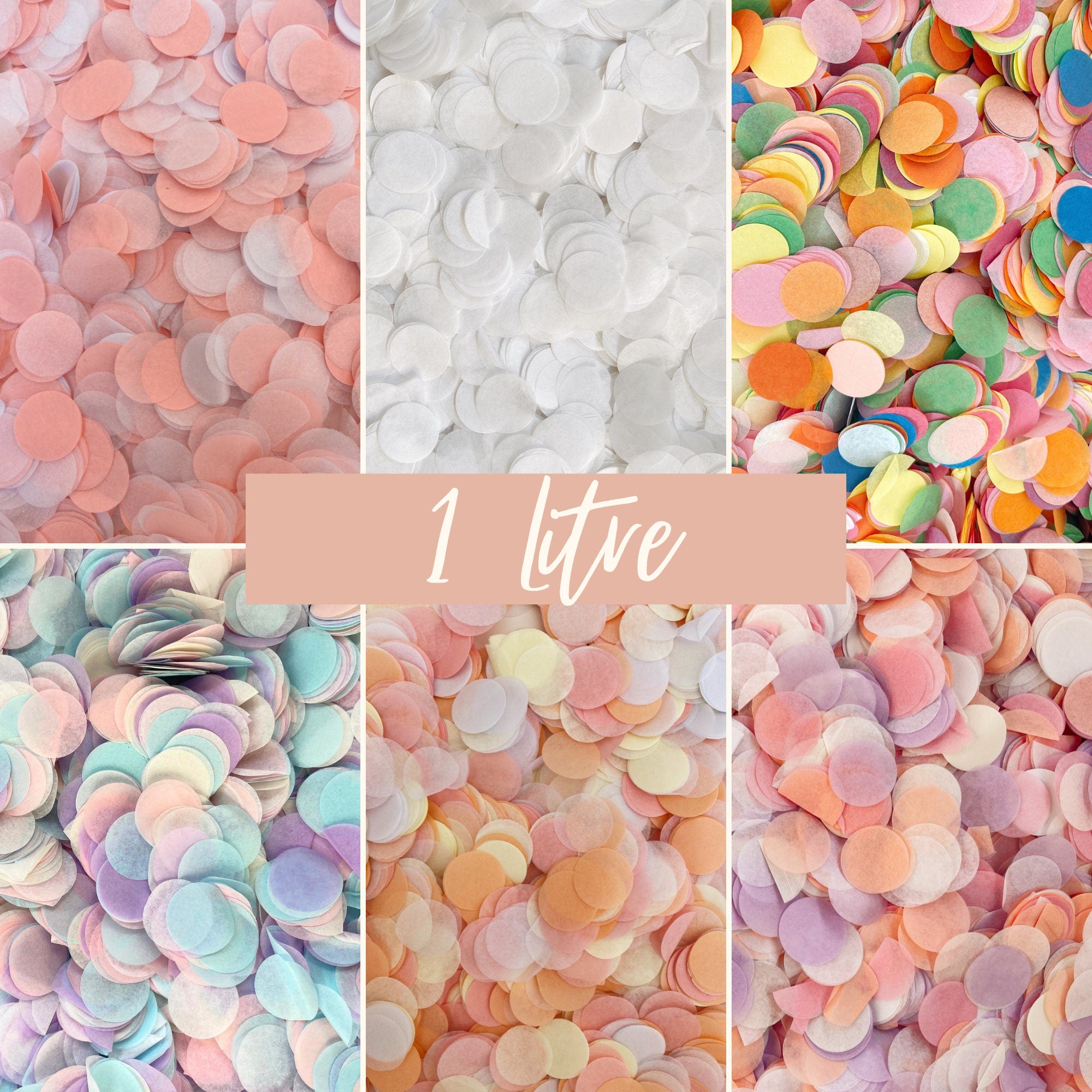 1 Litre Tissue Paper Confetti