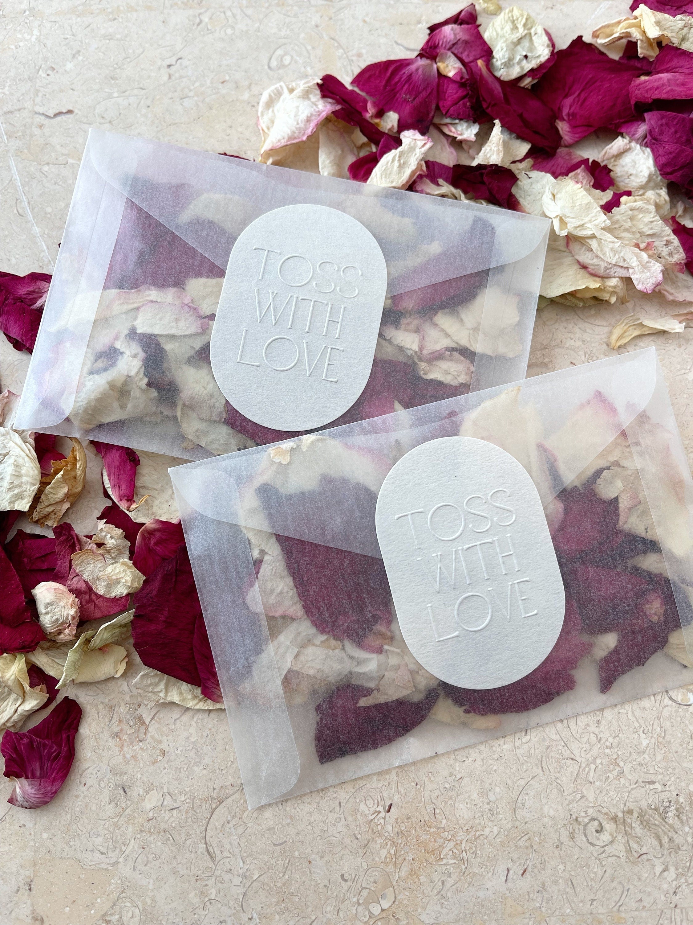 Wedding Confetti Bags | Biodegradable Confetti Packets | Dried Flower Confetti | Wedding Confetti | Confetti Toss | Flower Confetti Wedding