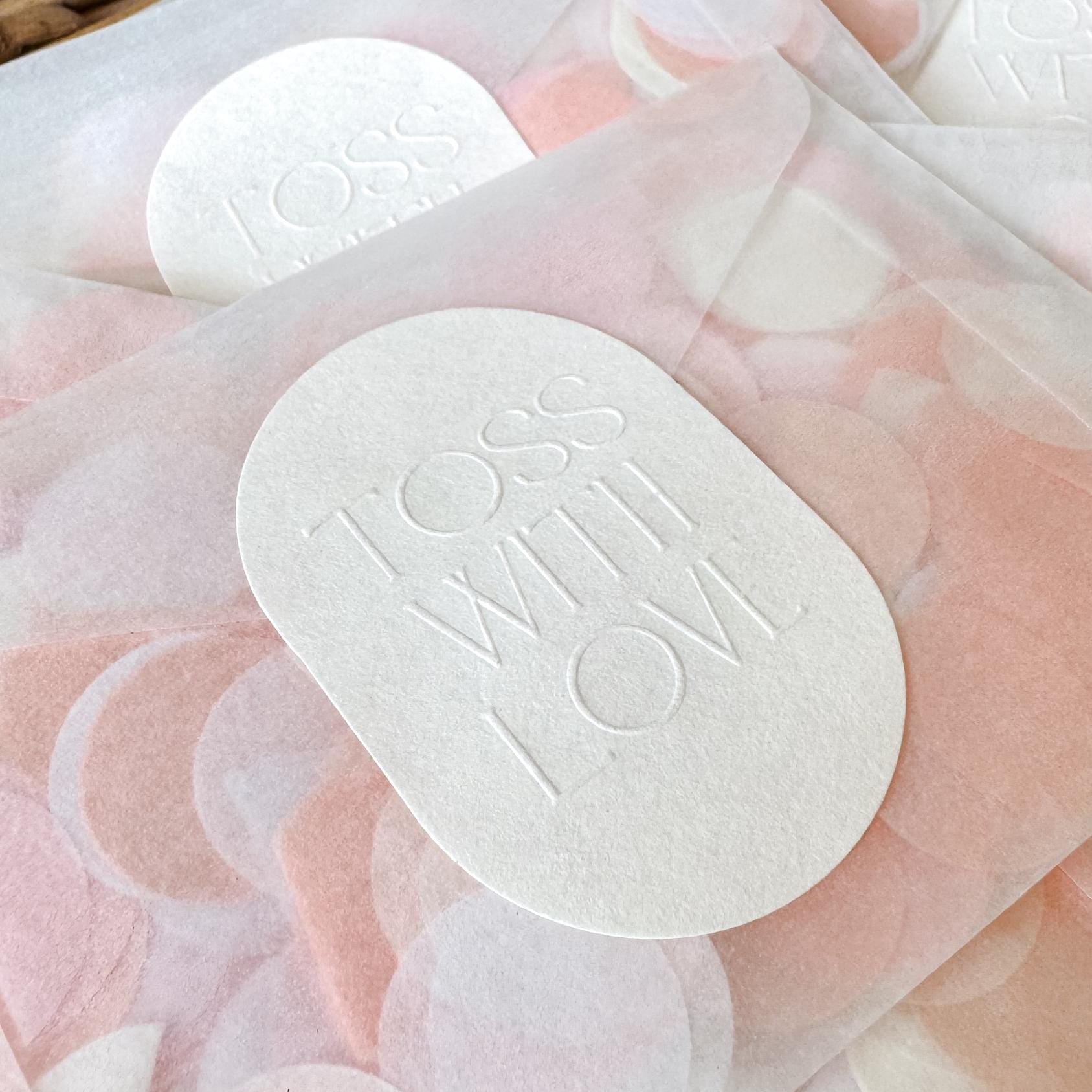 Wedding Confetti Bags | Biodegradable Confetti Packets | Tissue Paper Confetti | Wedding Confetti | Confetti Toss | Wedding Decor