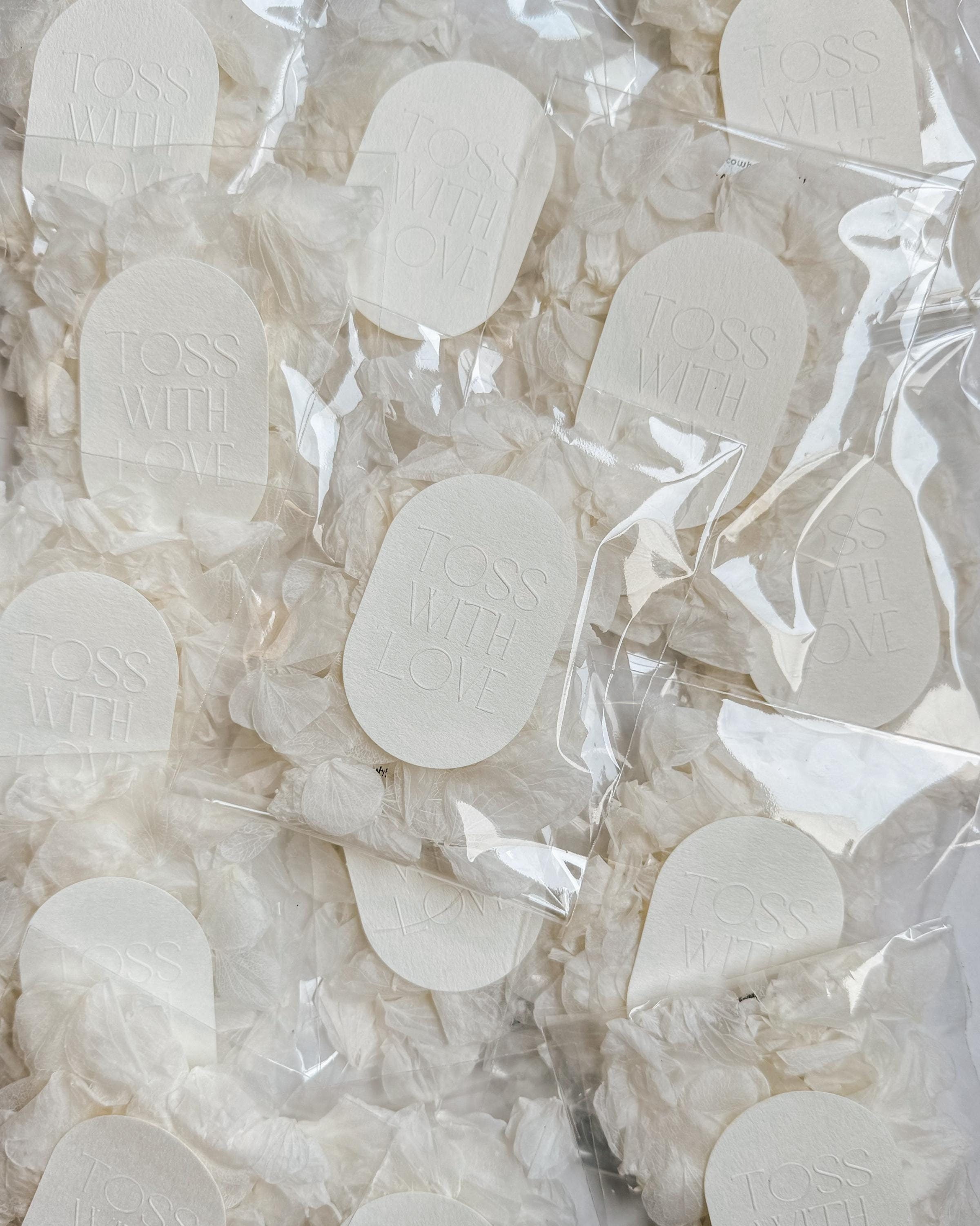 Wedding Confetti Bags | Biodegradable Confetti Packets | Flower Confetti Wedding | White Petals Confetti | Wedding Confetti Toss | Hydrangea