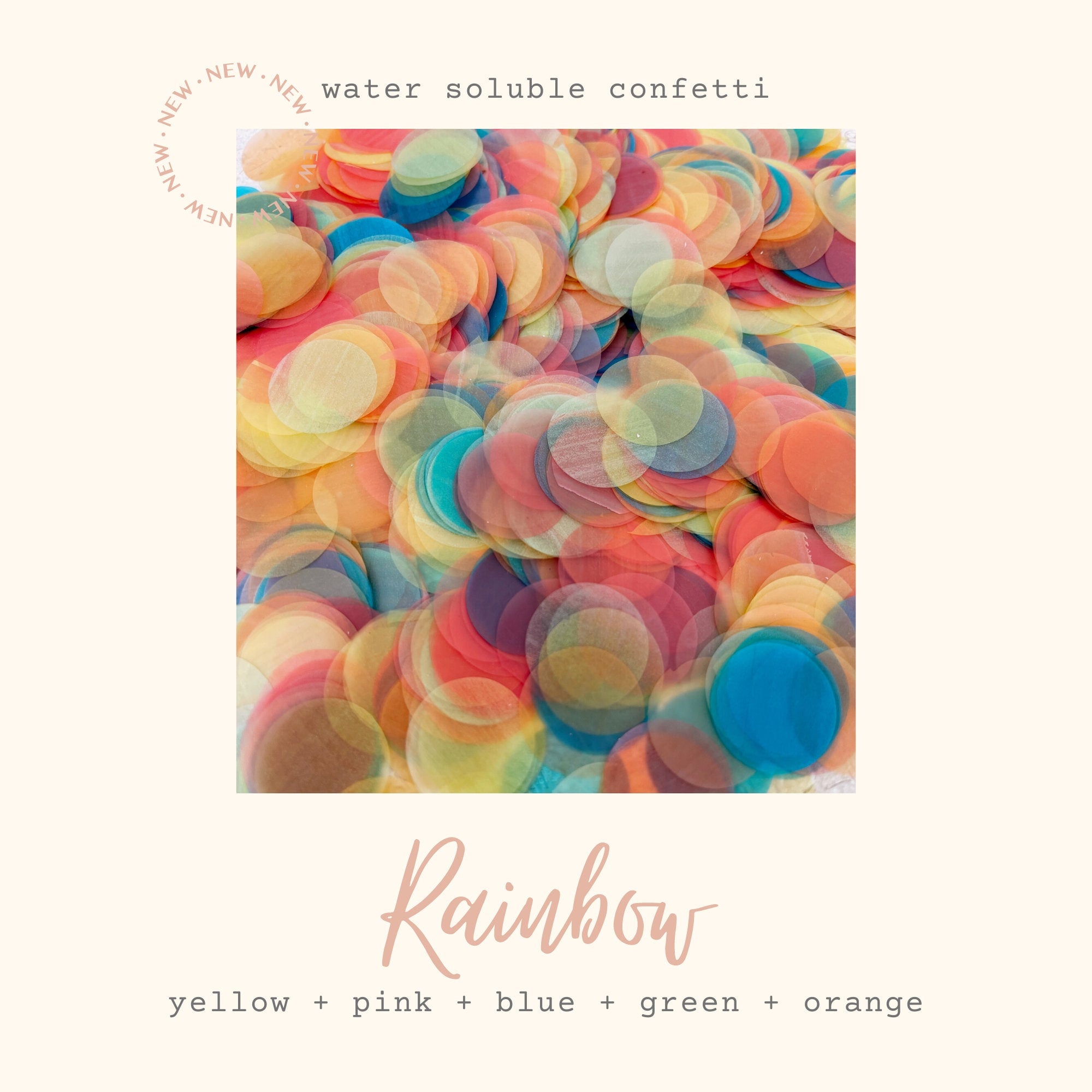 Biodegradable Wedding Confetti | Rice Paper Confetti