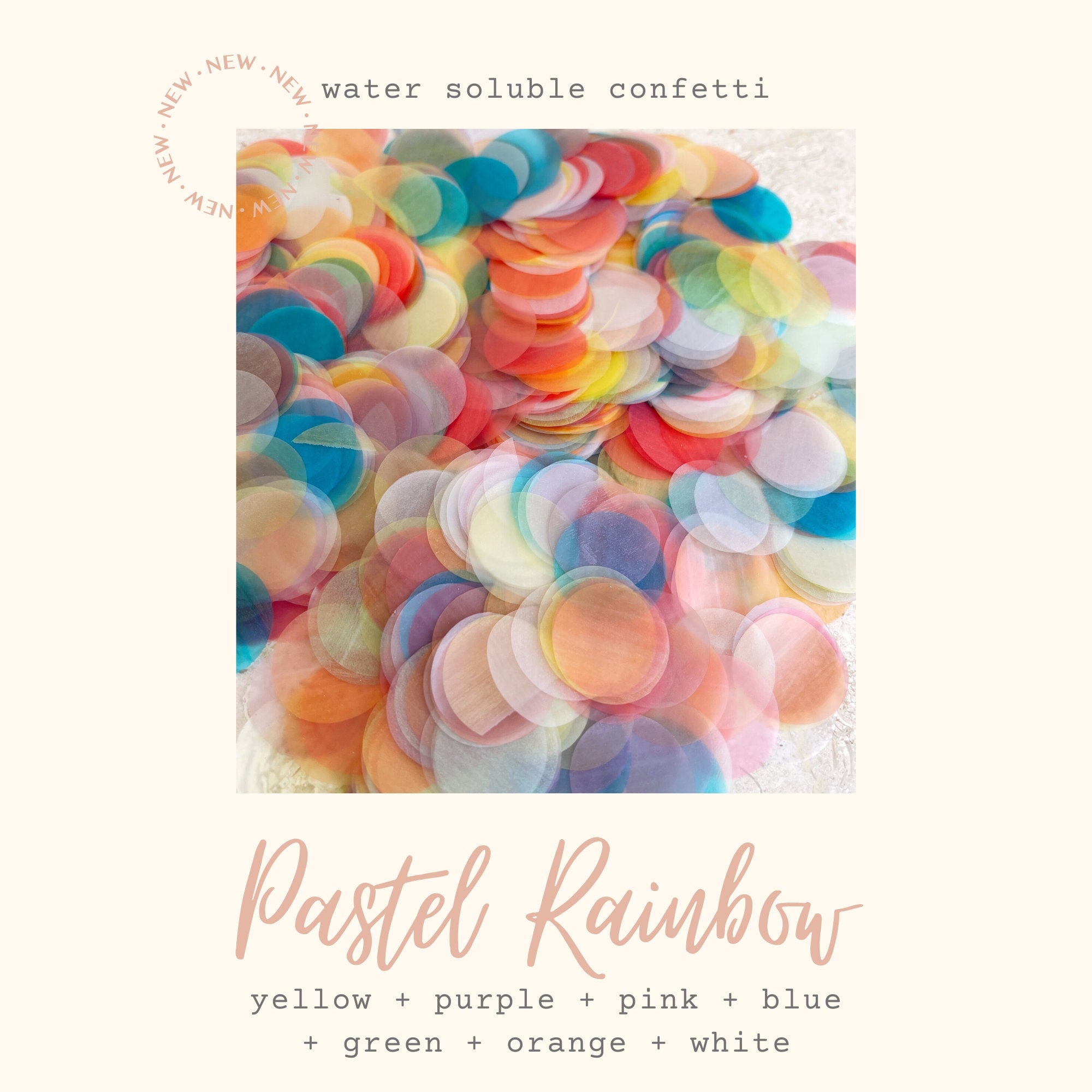 Biodegradable Wedding Confetti | Rice Paper Confetti