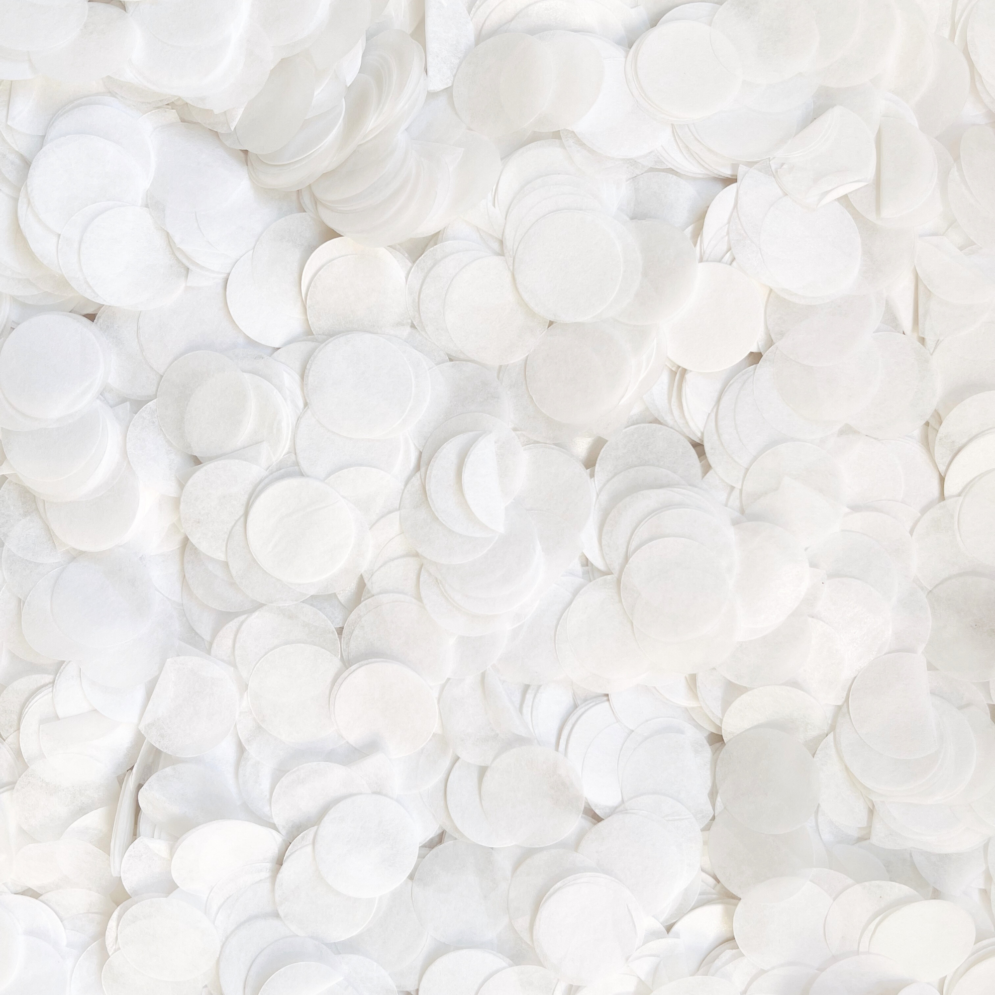 White Tissue Paper Confetti