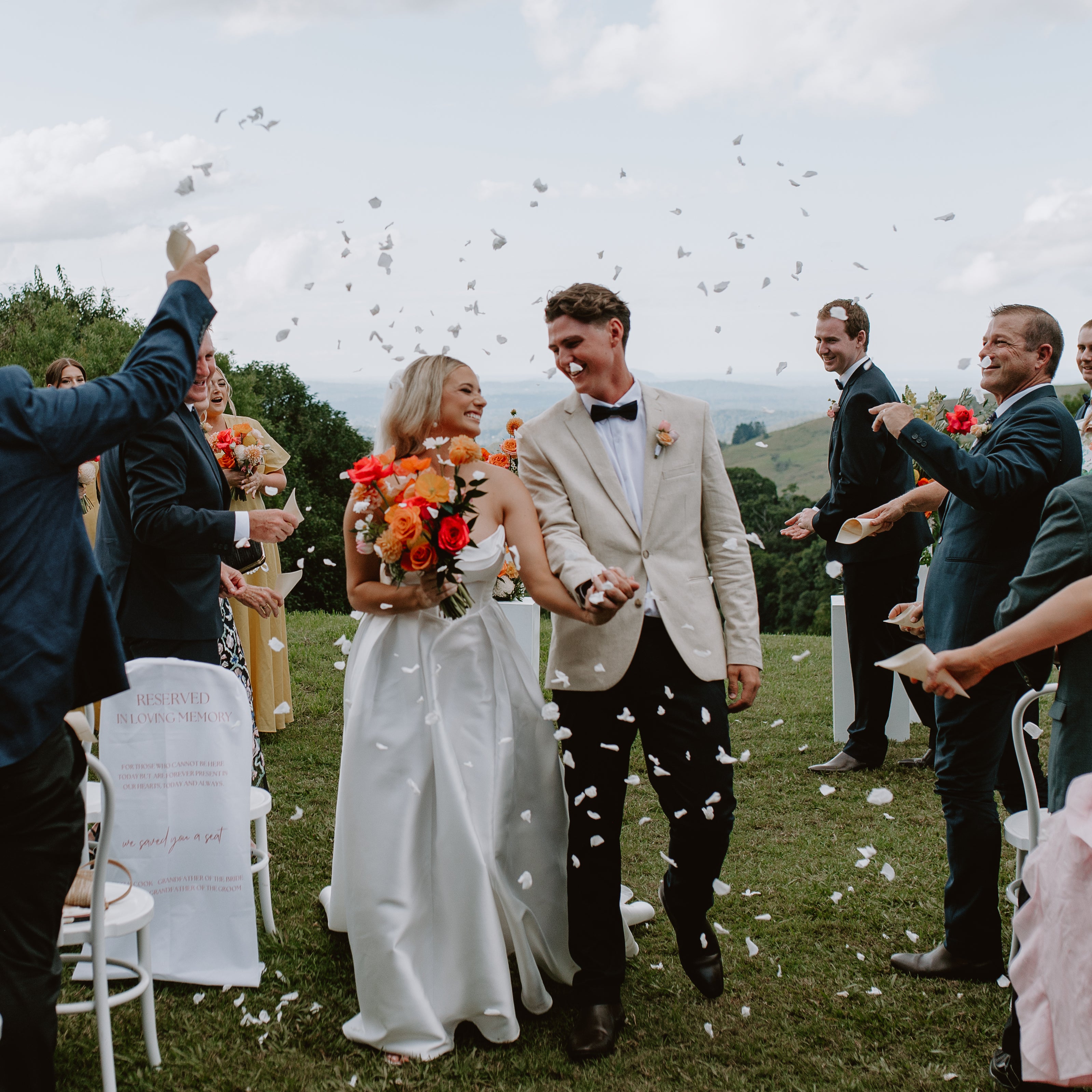 Preserved Large Rose Petals | White