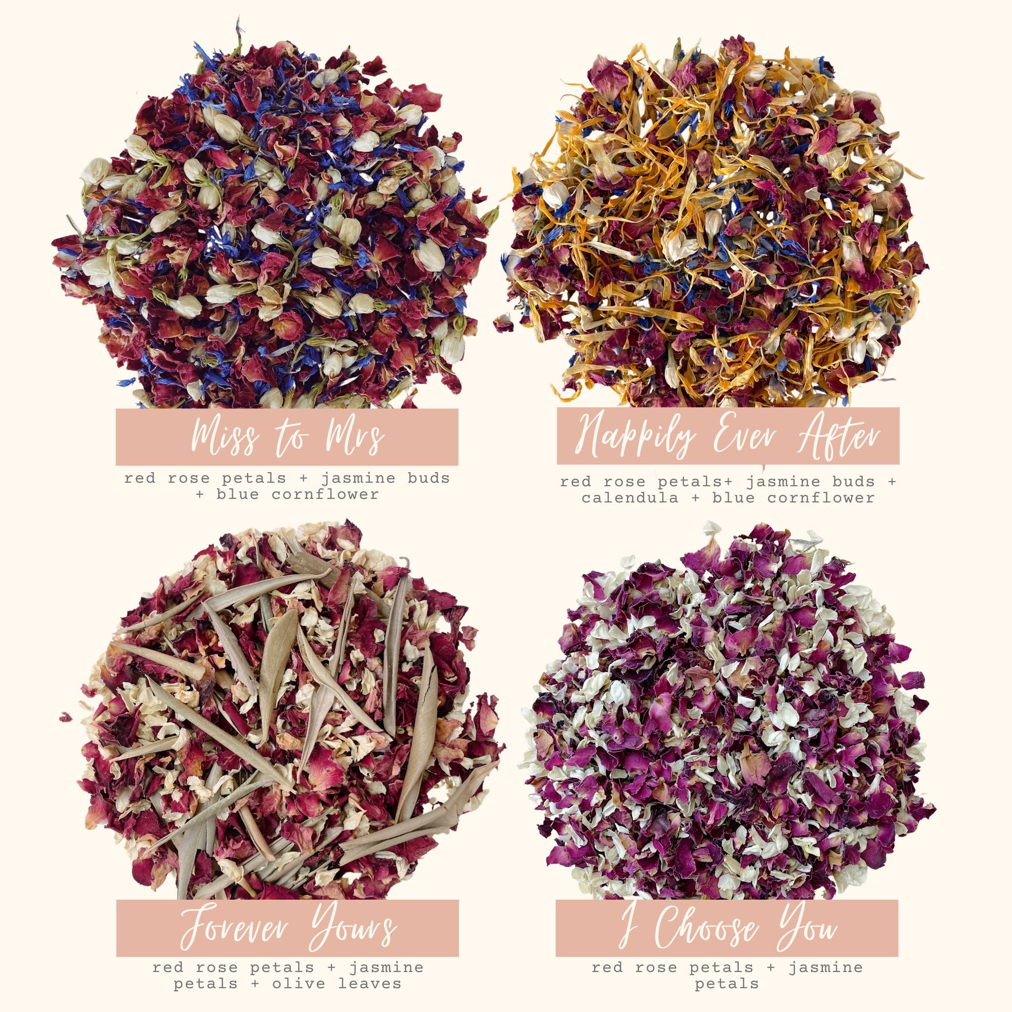 1 Litre Flower Confetti | Biodegradable Confetti