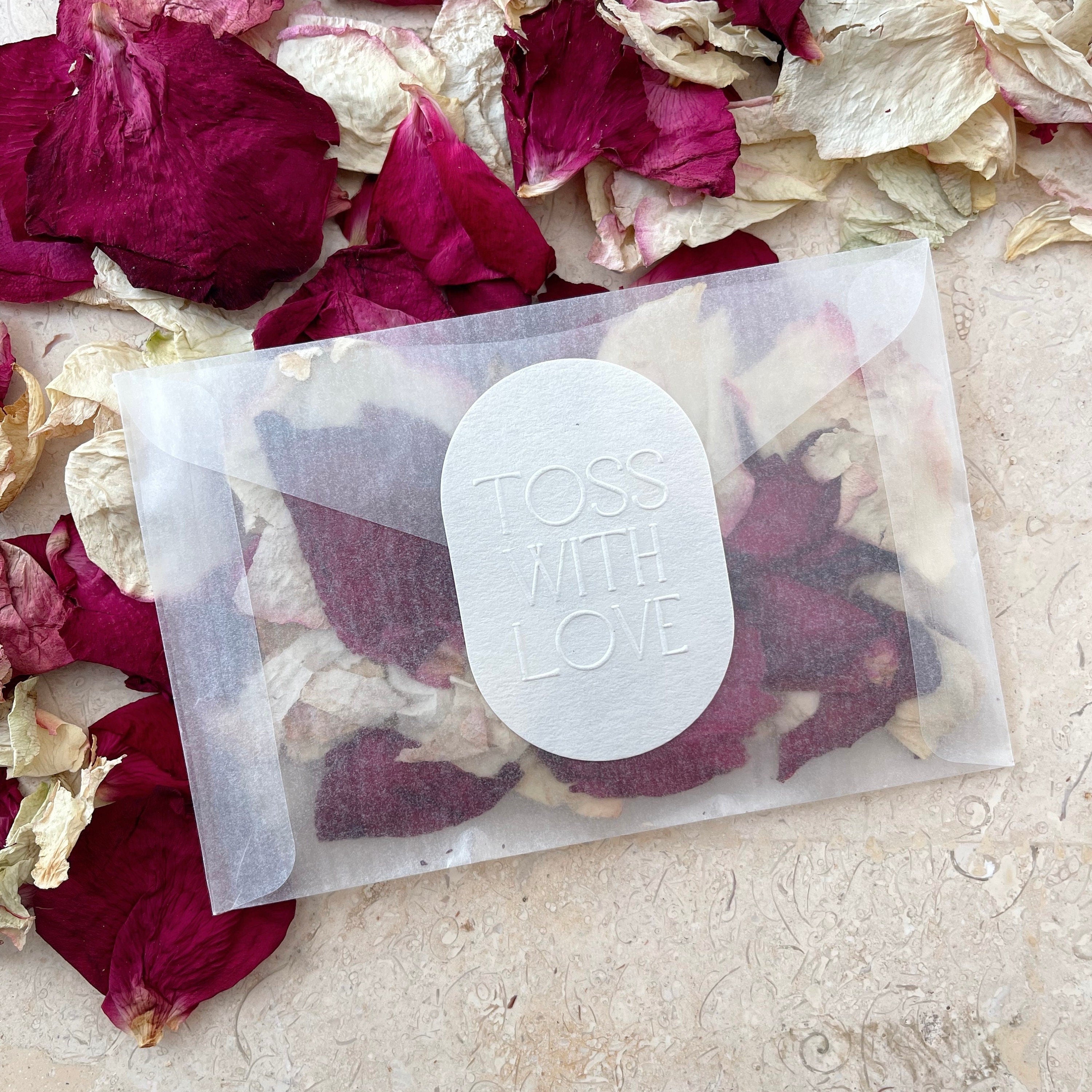 Wedding Confetti Bags | Biodegradable Confetti Packets | Dried Flower Confetti | Wedding Confetti | Confetti Toss | Flower Confetti Wedding