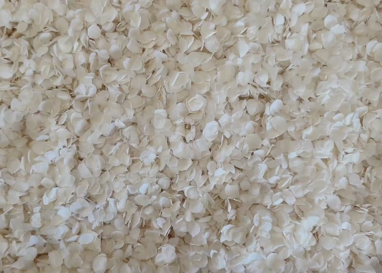 White Flower Petals for Wedding  | Biodegradable Wedding Confetti