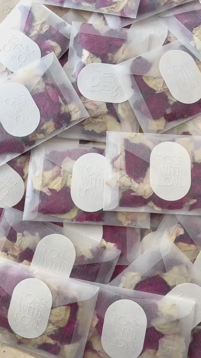 Wedding Confetti Bags | Biodegradable Confetti Packets